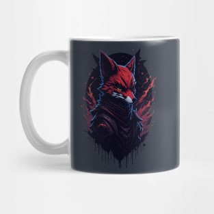 Fox Ninja Vector Art Mug